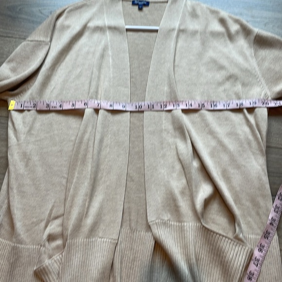 Splendid Tan Open Long Cardigan - Picture 11 of 11
